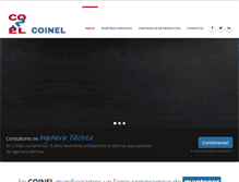 Tablet Screenshot of coinel.com.mx